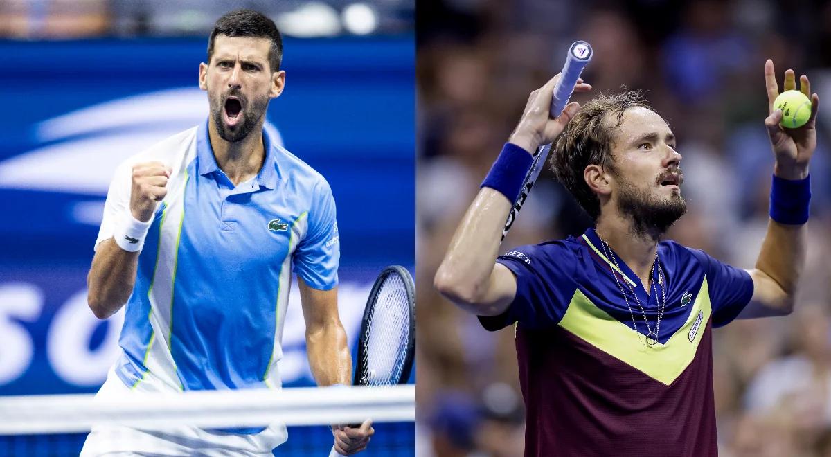 US Open: będzie rewanż za 2021 rok. Djoković i Miedwiediew zagrają w finale