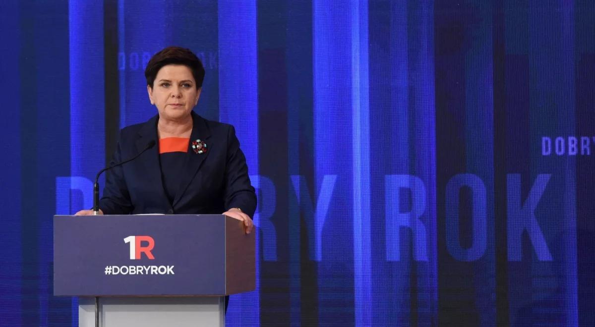 Premier Beata Szydło podsumowuje rok rządów: priorytetem Plan Odpowiedzialnego Rozwoju