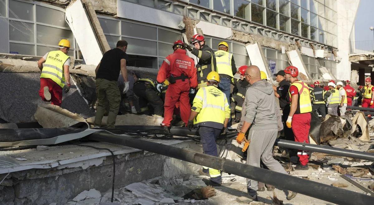 Katastrofa w Serbii, zawalił się dach dworca. "Byli tam uczniowie"