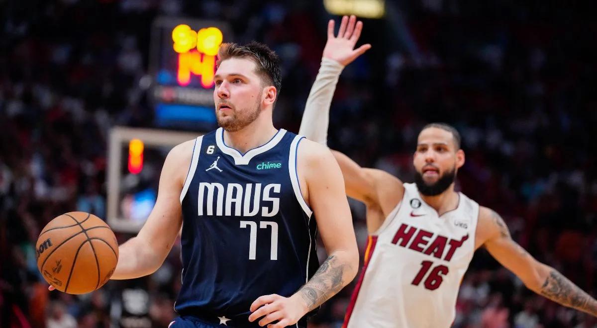 NBA: 42 punkty Luki Doncicia nie pomogły. Dallas Mavericks przegrali z Miami Heat