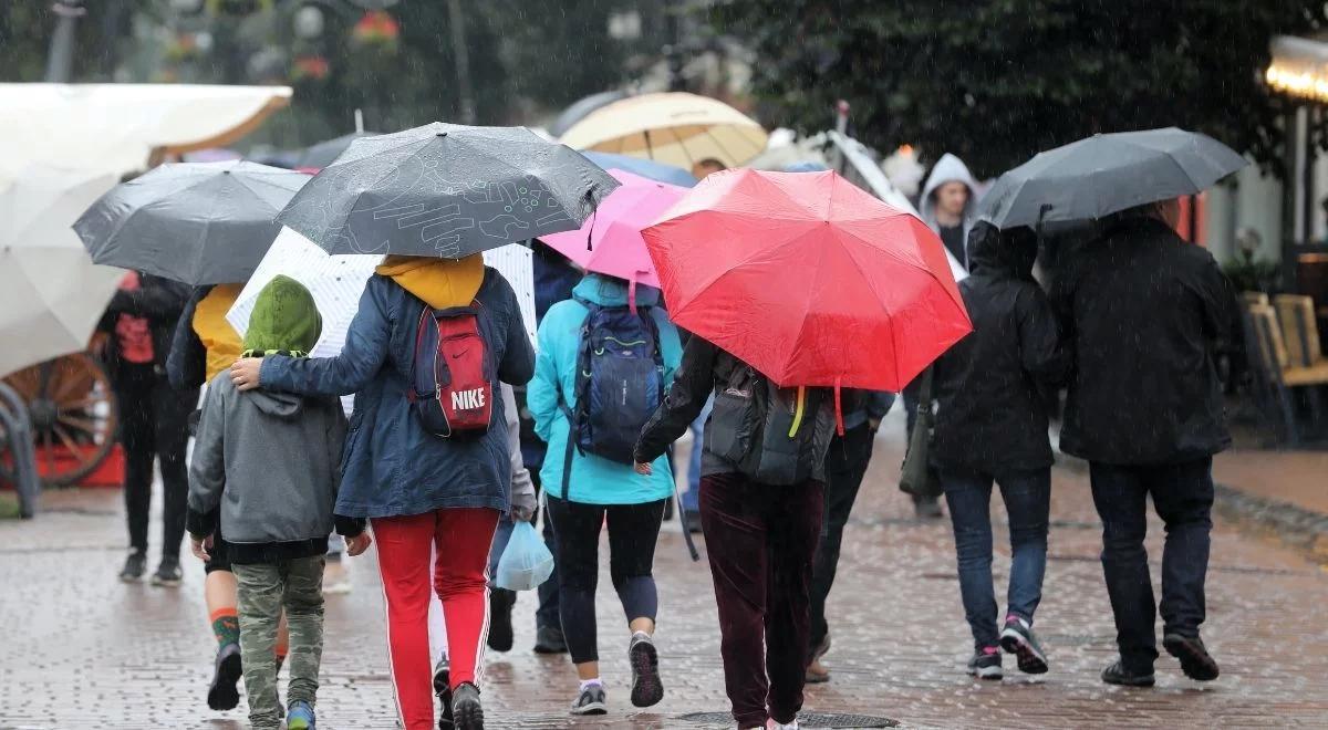 Deszczowy początek tygodnia. Nawet do 20 litów wody na metr kwadratowy, możliwe burze