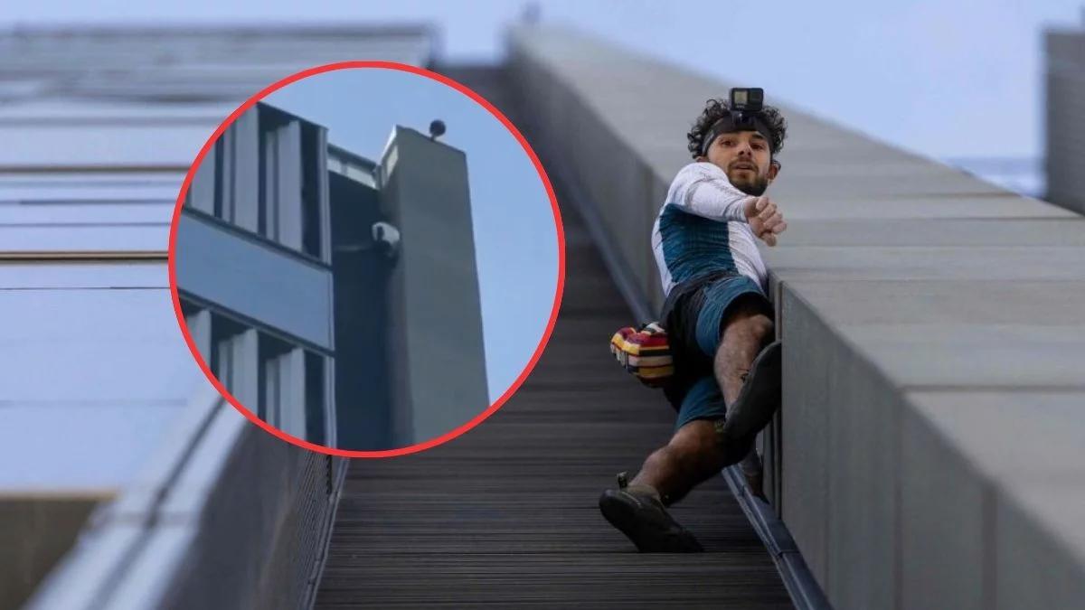 Wspiął się na Varso Tower bez zabezpieczeń. Na górze czekali policjanci