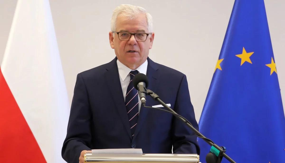 Jacek Czaputowicz: konflikt rosyjsko-ukraiński to zagrożenie dla bezpieczeństwa Europy