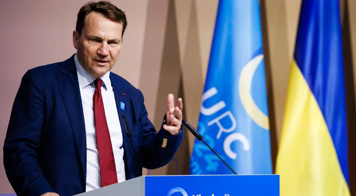 Sikorski reaguje na ultimatum Putina. "Ukraina ma prawo żądać"