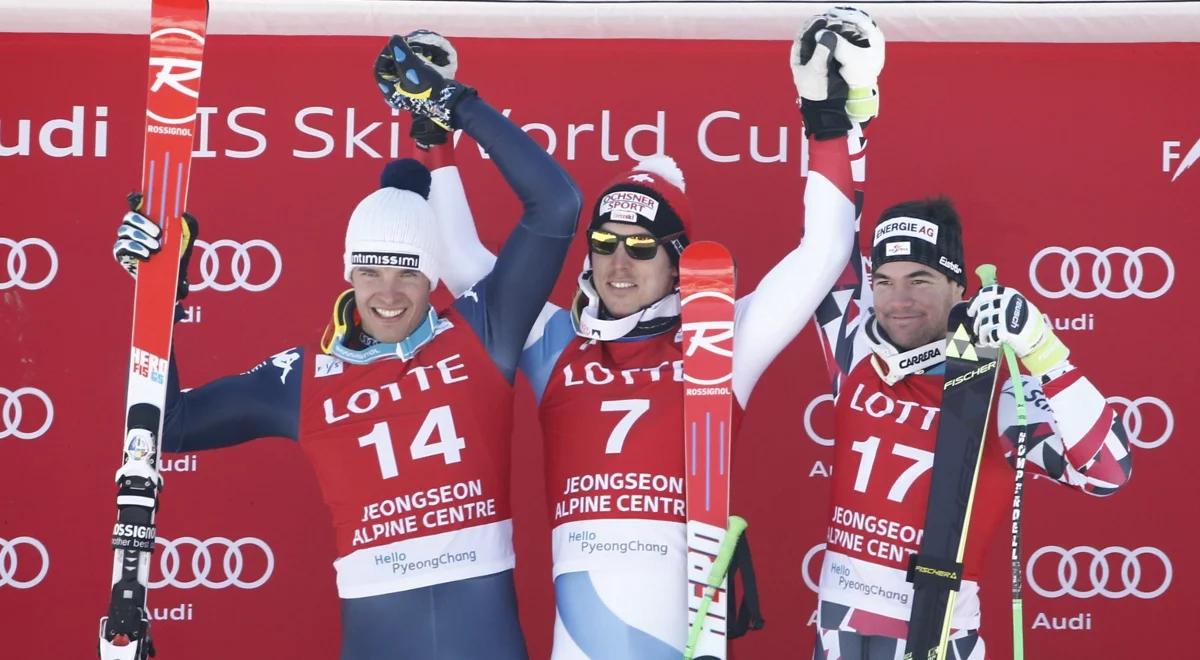 Alpejski PŚ: Janka najlepszy w supergigancie w Jeongseon