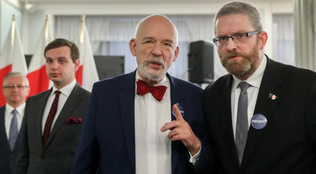 Prezes PiS został zapytany o możliwą koalicję z Konfederacją. Padła twarda odpowiedź. "Z Braunem i Korwinem na pewno nie"