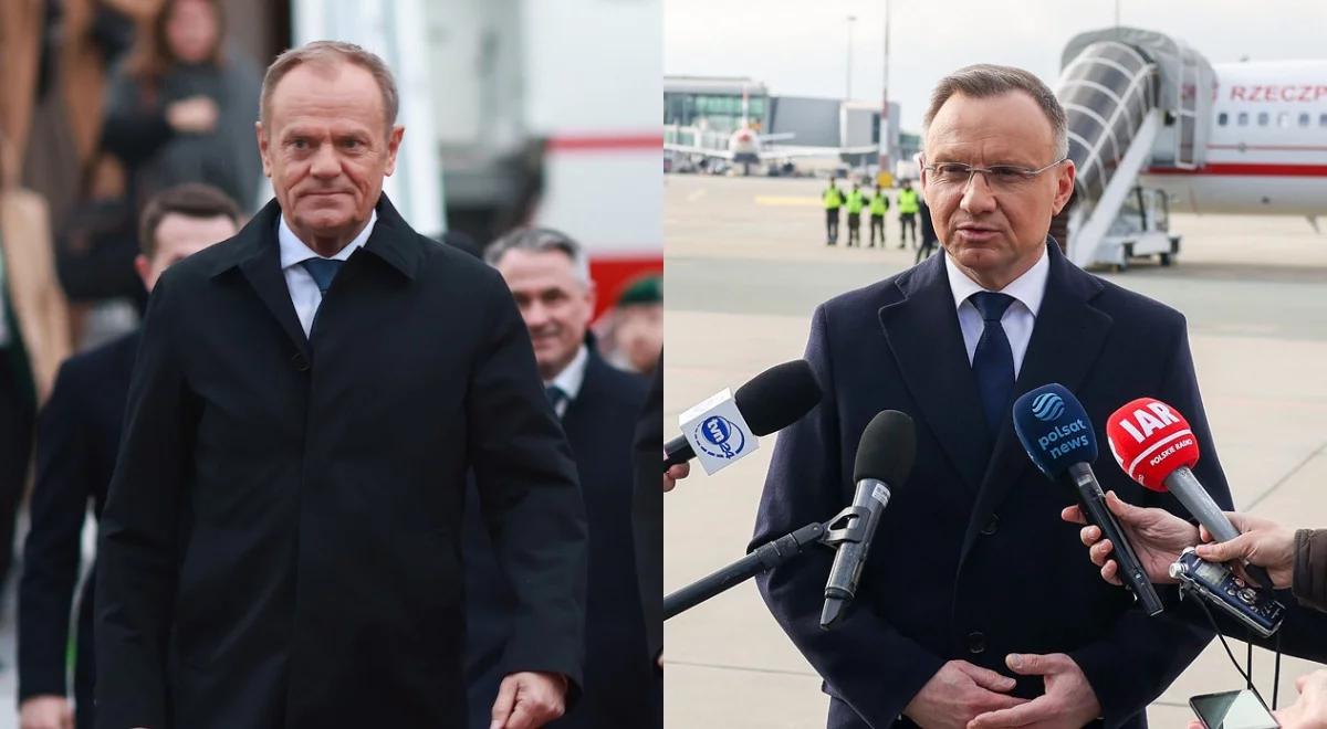 Andrzej Duda i Donald Tusk lecą do USA. Prezydent i premier spotkają się z Joe Bidenem