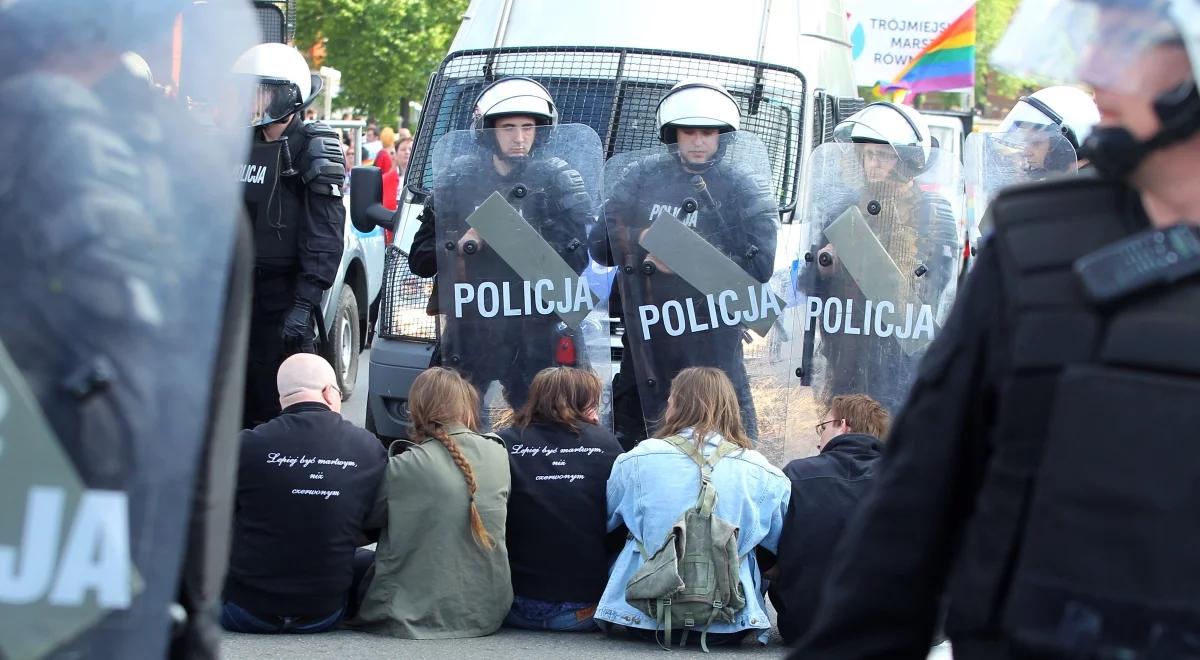 Pięć osób z zarzutami po Marszu Równości w Gdańsku