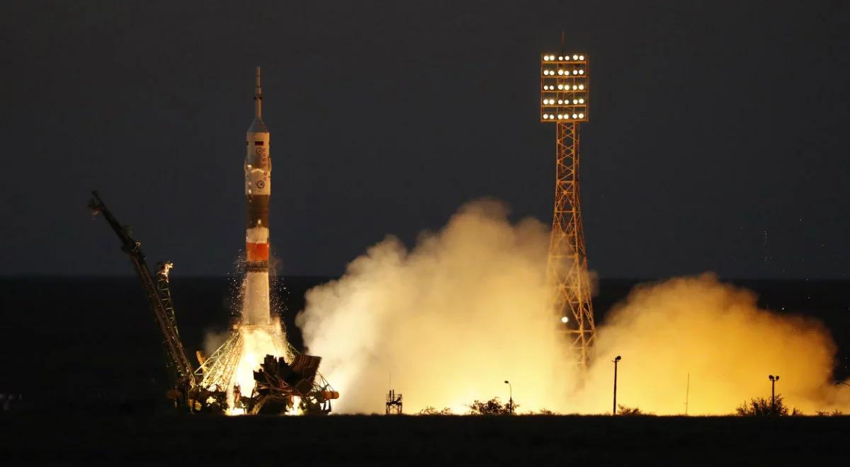 Kazachstan: udany start Sojuza MS-05. Rakieta zmierza w stronę ISS