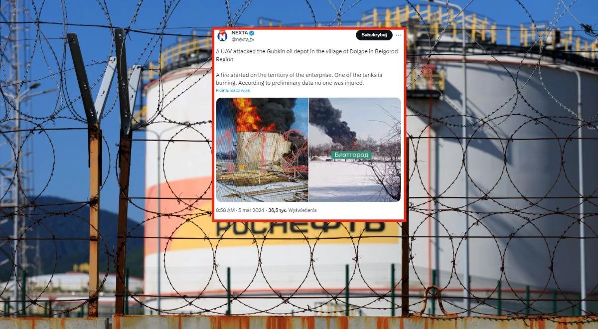 Wywiad Ukrainy zaatakował cele w Rosji. Zniszczono magazyn paliwa