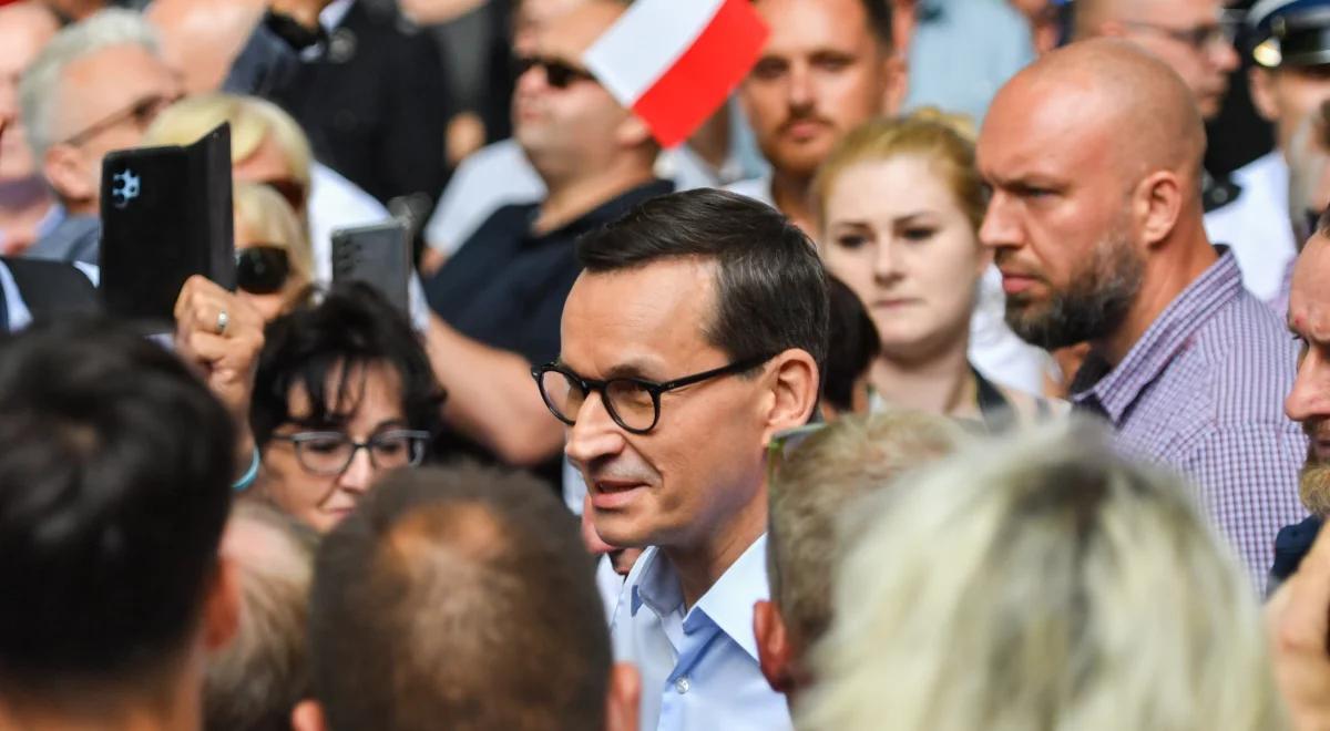 "Przed nami dobre lata, o ile nie wpuścimy lisów do kurnika". Premier zachęca do głosowania na PiS