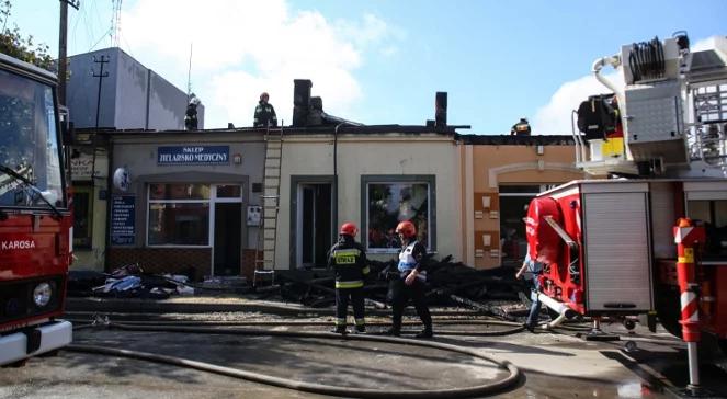 Pożar w centrum Włoszczowy. Pogorzelcy nie byli ubezpieczeni