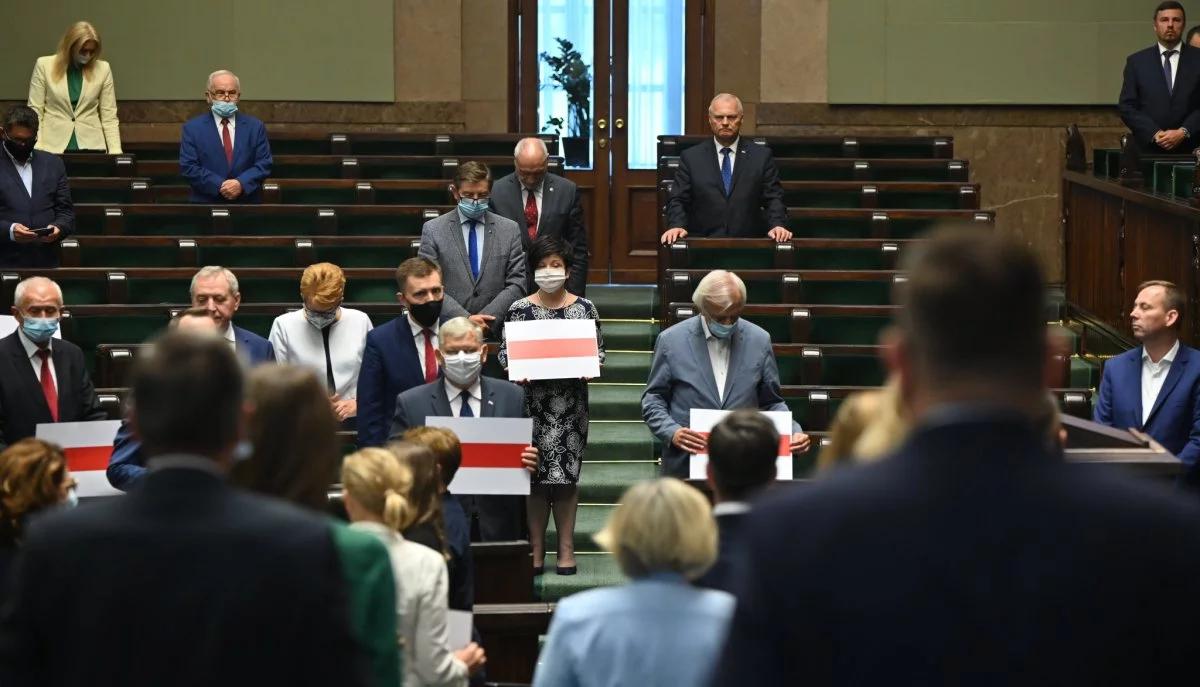 Sejm potępił przemoc władz Białorusi. Zwrócił się do rządu o szybkie przyjmowanie uchodźców z tego kraju