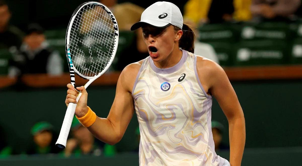 WTA Indian Wells: efektowna, skuteczna, konsekwentna - Iga Świątek w ćwierćfinale!