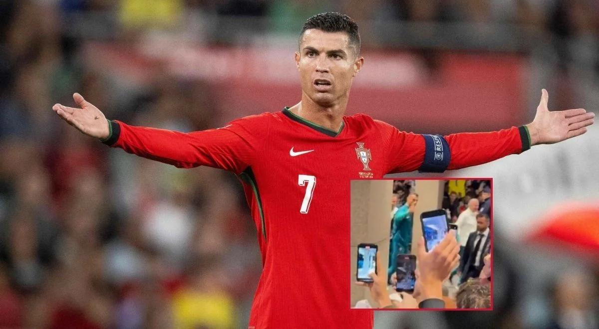 Liga Narodów. Euforyczne powitanie Portugalczyków. Cristiano Ronaldo wzbudził szał [WIDEO]