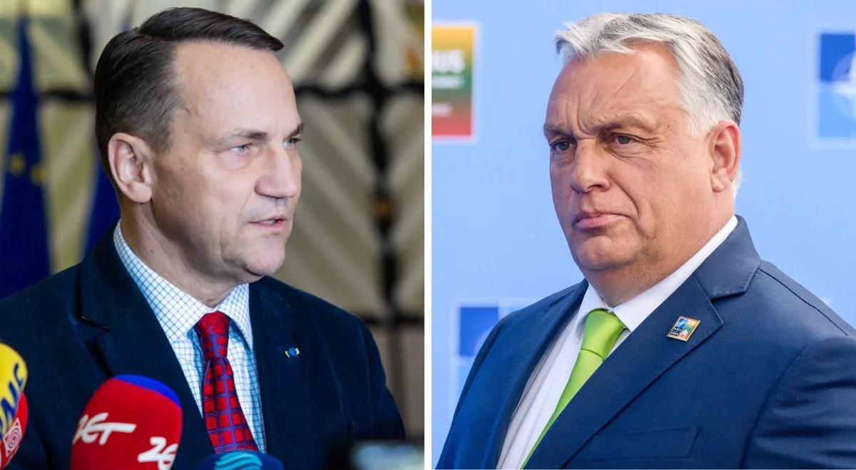 Sikorski zapowiada kroki po decyzji Węgier. "Akt nieprzyjazny wobec Polski"