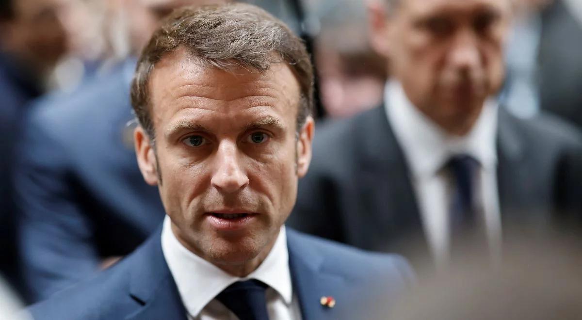 Macron chce szczytu pokojowego ws. Ukrainy. "Le Monde": bardzo niepewny projekt