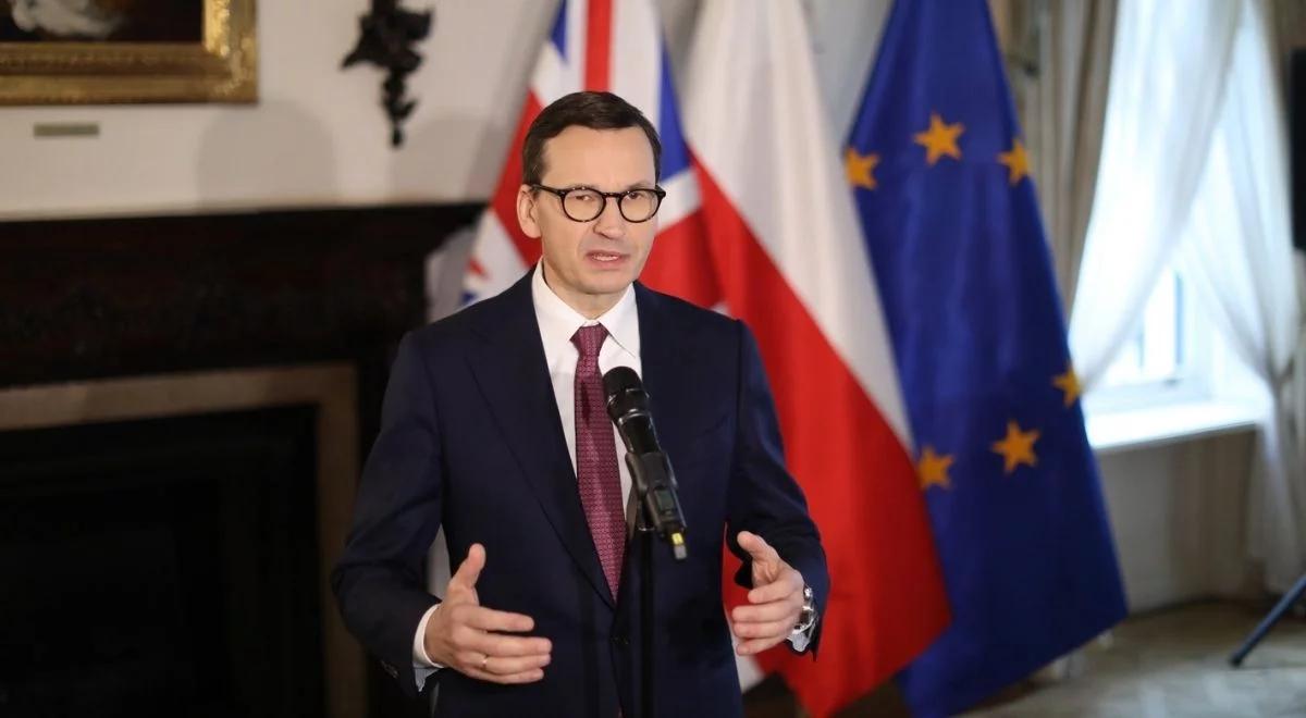 Premier po spotkaniu z Johnsonem. "Cieszę się, że Wielka Brytania jest z nami"