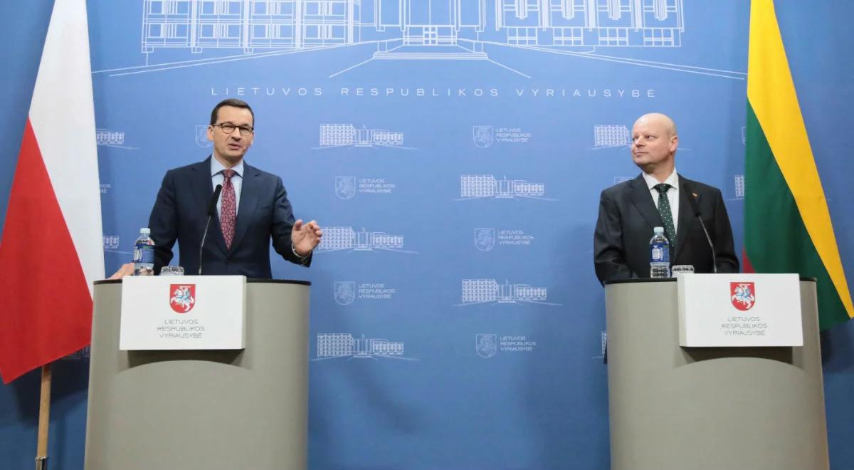 Mateusz Morawiecki w Wilnie: rozmawialiśmy o obronności i bezpieczeństwie energetycznym