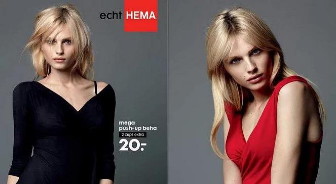 Znany męski model reklamuje biustonosze 