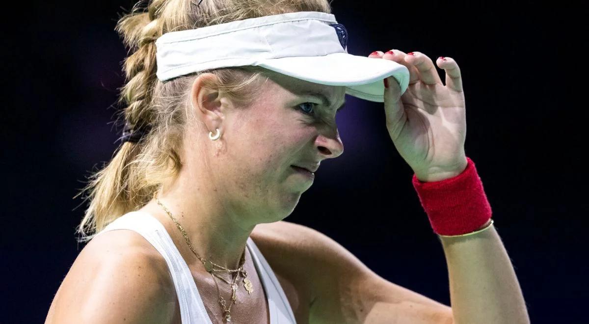 Turniej WTA w Adelajdzie. Magdalena Fręch znów poczuła siłę Ostapenko 