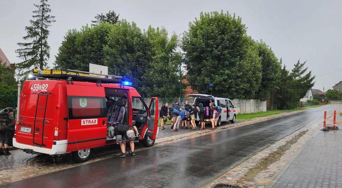 Nawałnice nad Polską. Ewakuacja obozu harcerskiego