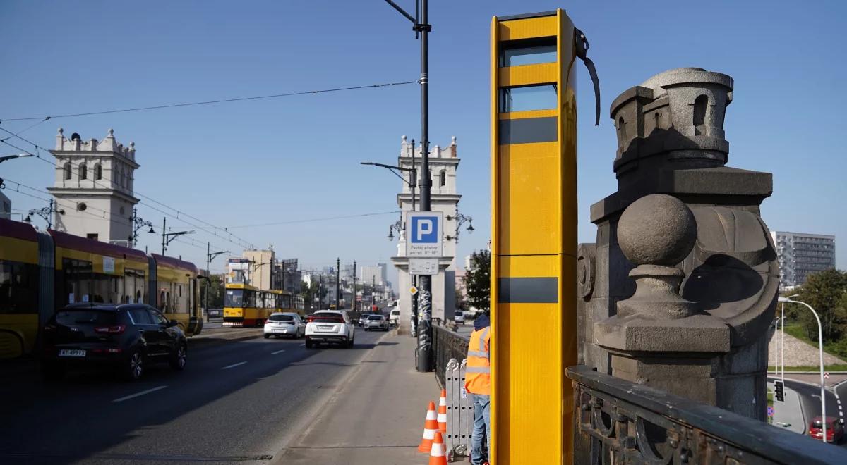 Spór o fotoradary na stołecznym moście Poniatowskiego. Ich lokalizacja zostanie zmieniona?