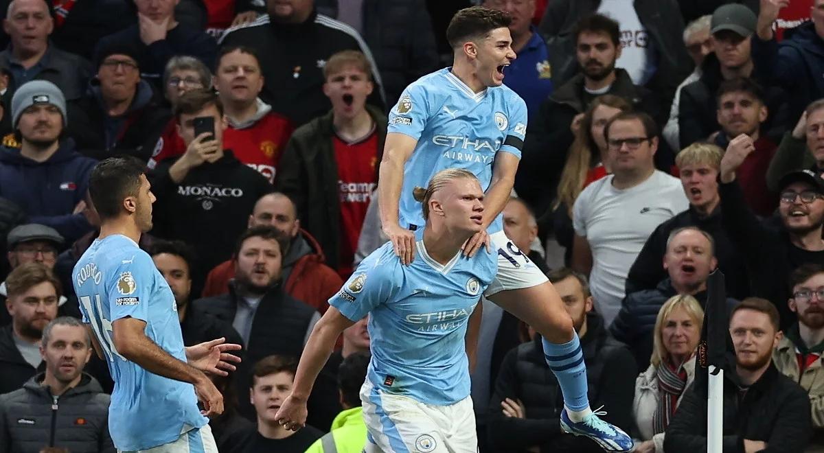 Premier League: popis mistrzów Anglii w derbach Manchesteru. Haaland bohaterem City 