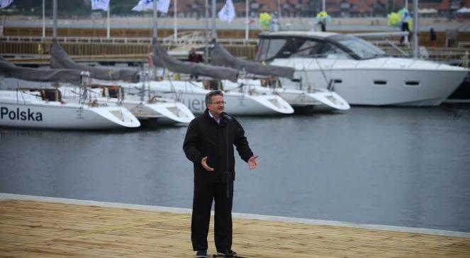 Komorowski i Karnowski otworzyli marinę w Sopocie