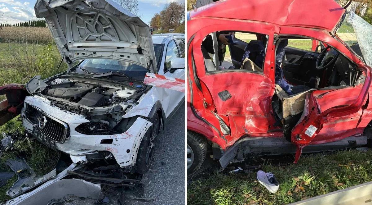 Wzdół-Kolonia. Tragiczny wypadek w Świętokrzyskiem. Dwie osoby nie żyją