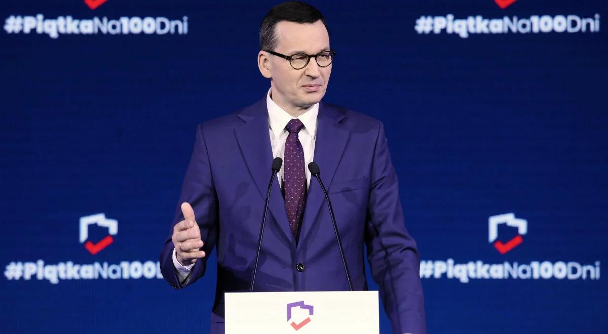 Premier: realizujemy to, do czego się zobowiązaliśmy. To jest znak firmowy PiS
