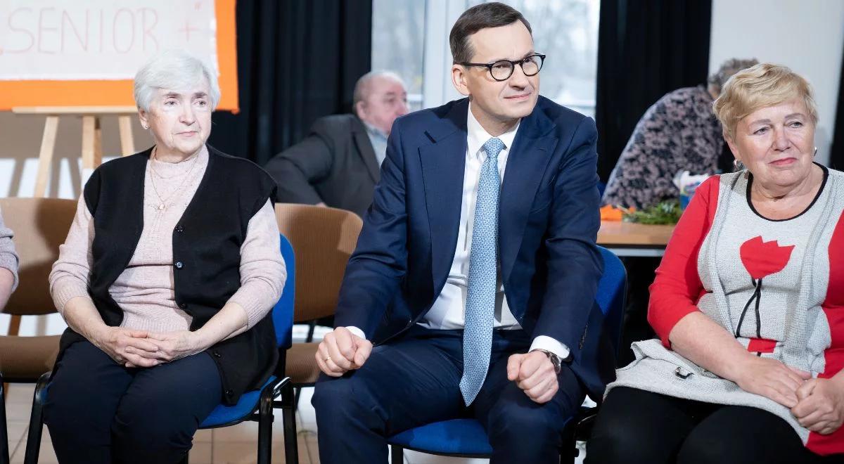 Czternastki, darmowe leki. Premier Morawiecki zapowiada: rozszerzamy programy dla emerytów