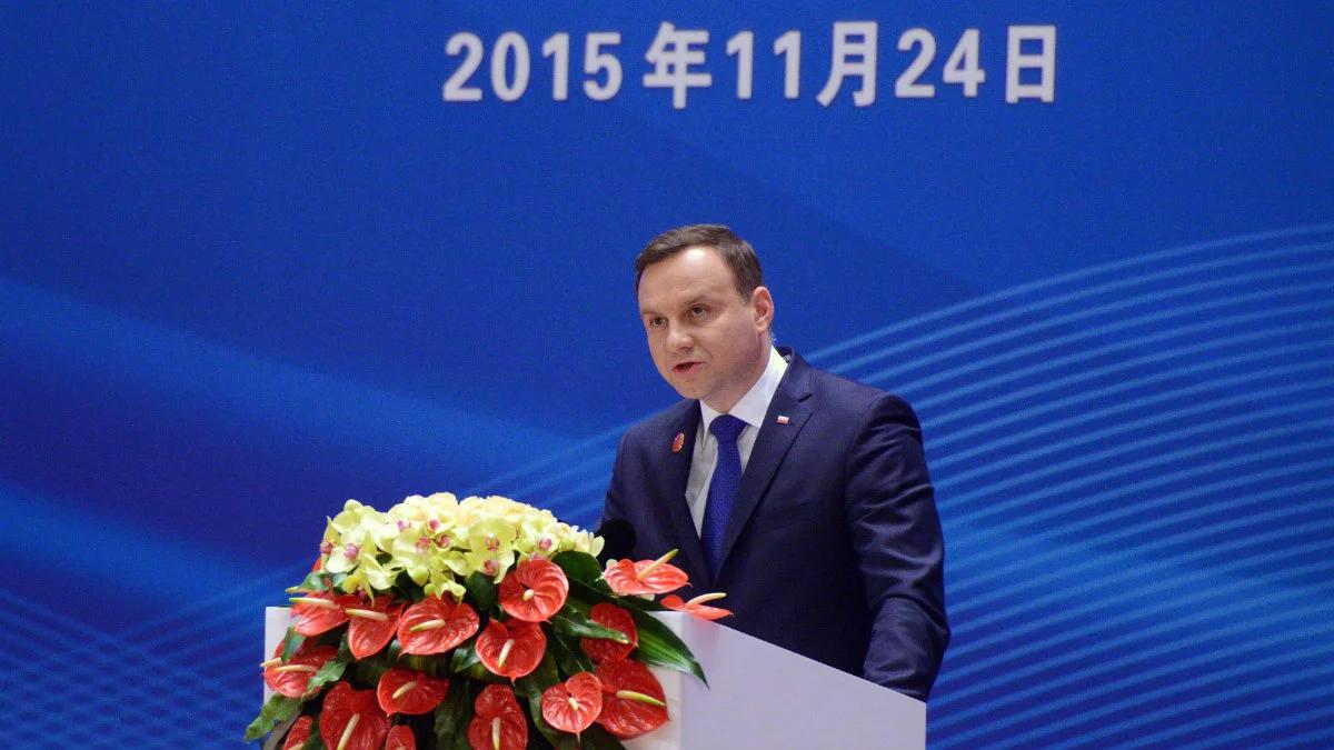 Andrzej Duda w Chinach. Rozmowy o projektach jądrowych