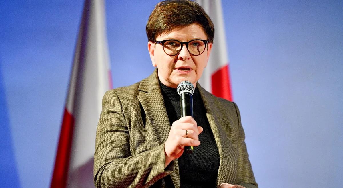 KPO dla Polski. Beata Szydło: rząd robi wszystko, żeby te środki trafiły do Polski