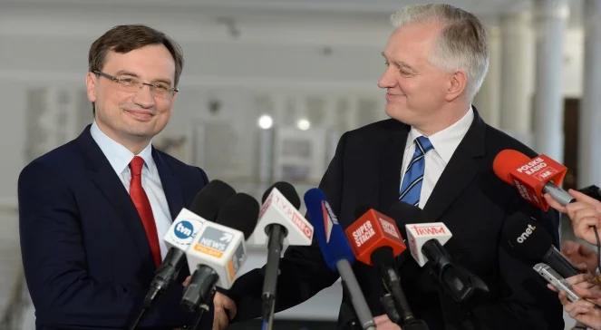 Ziobro i Gowin na konwencję PiS nie przyjdą, ale wysłali list. "Jesteśmy otwarci"