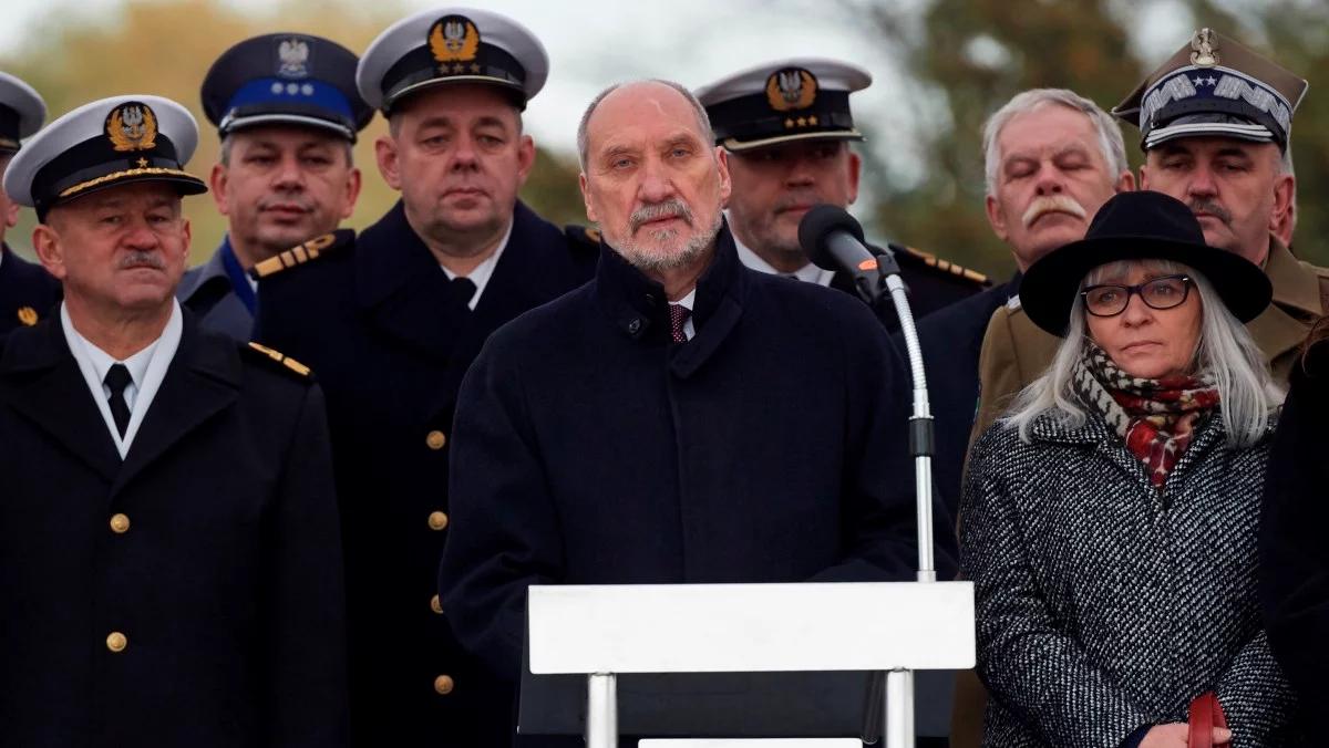 Szef MON: nie papier i słowa, ale czyny i żołnierze gwarancją bezpieczeństwa Polski