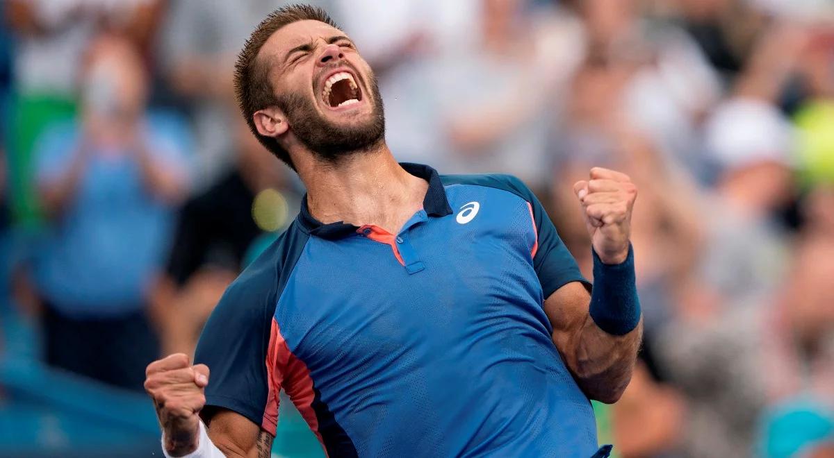 ATP Cincinnati: wielki sukces Borny Coricia. Tsitsipas pokonany w finale