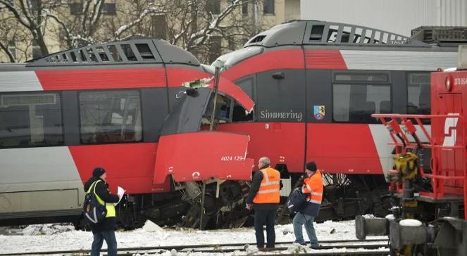 Wiedeń: czołowe zderzenie pociągów. Są ranni