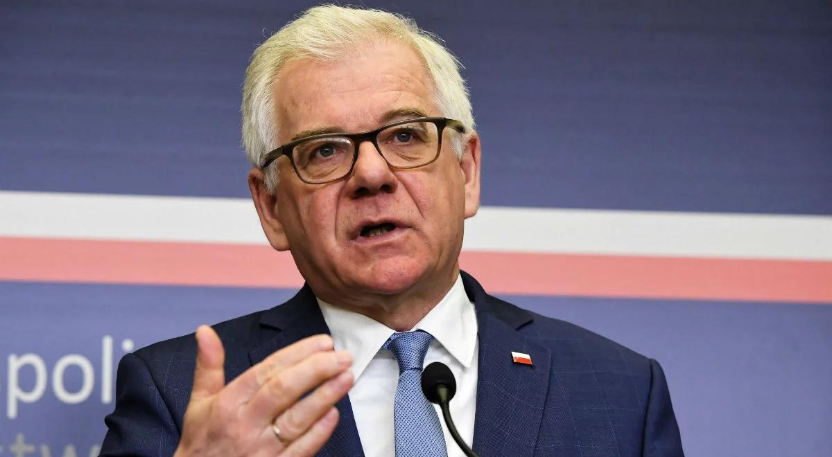 Jacek Czaputowicz do byłych opozycjonistów: jesteśmy państwa dłużnikami