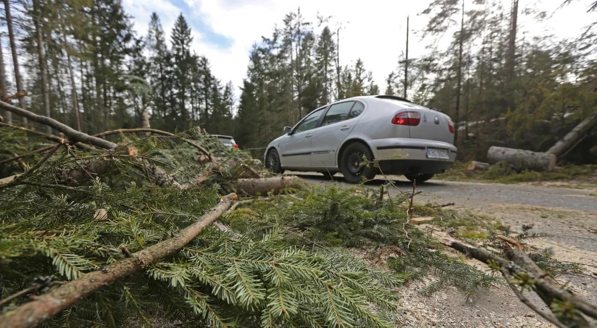 W Tatrach wieje z prędkością 125 km/h. W Zakopanem liczne interwencje strażaków