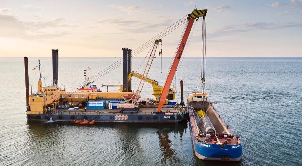 Budowa Baltic Pipe. Gazociąg osiągnął duński brzeg