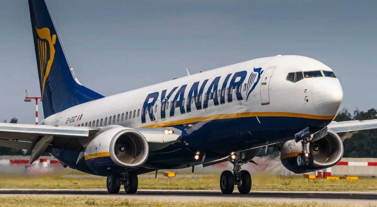 Ryanair poturbowany przez koronawirusa: przewiózł prawie sześć razy mniej pasażerów