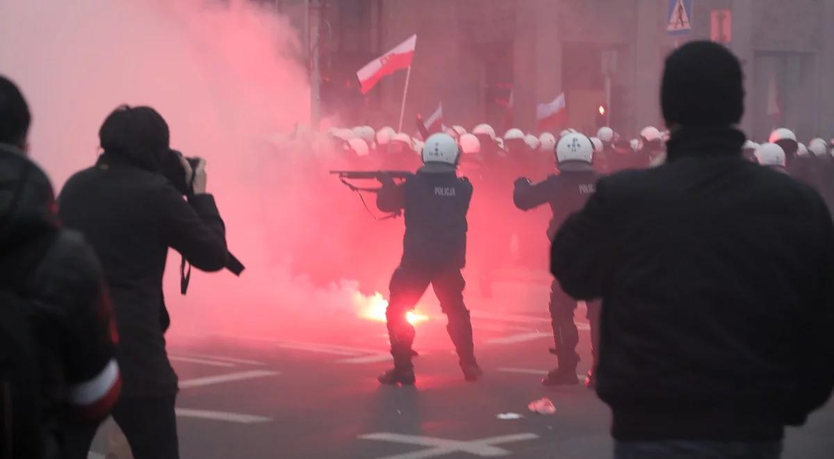 "Przedstawiamy rzeczywisty obraz sytuacji". MSWiA opublikowało zapis monitoringu z Marszu Niepodległości