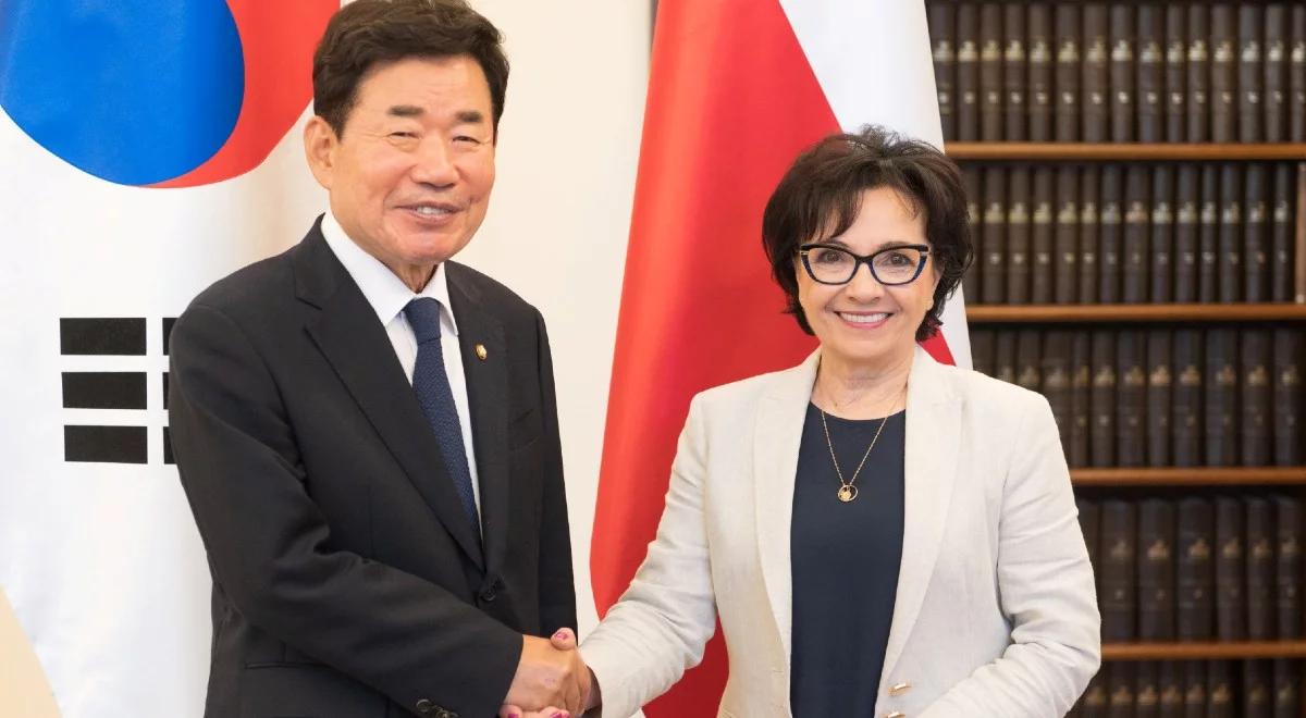 Współpraca na linii Polska-Korea Płd. Marszałek Sejmu spotkała się ze swoim odpowiednikiem z Seulu