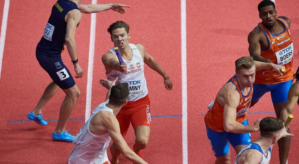 HMŚ Belgrad 2022: męska sztafeta tuż za podium. Finisz nie wystarczył do medalu 