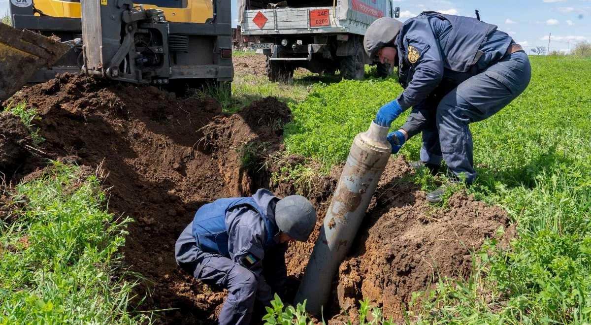 Saperzy z kilku krajów, w tym z Polski, pomogą rozminować Ukrainę. Może to potrwać nawet 1,5 roku
