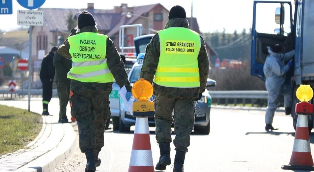 Ich celem zatrzymanie koronawirusa. Żołnierze WOT chronią granice Polski