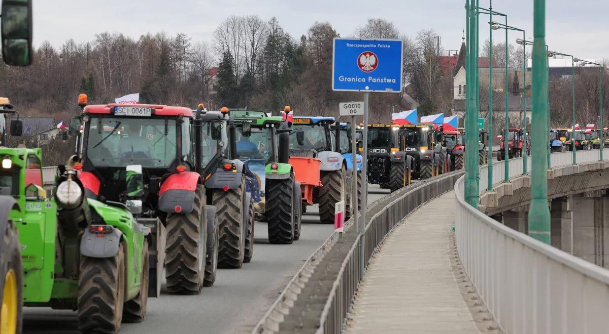 Protesty rolników w Czechach i na Słowacji. Blokada przejść granicznych z Polską, Niemcami i Słowacją