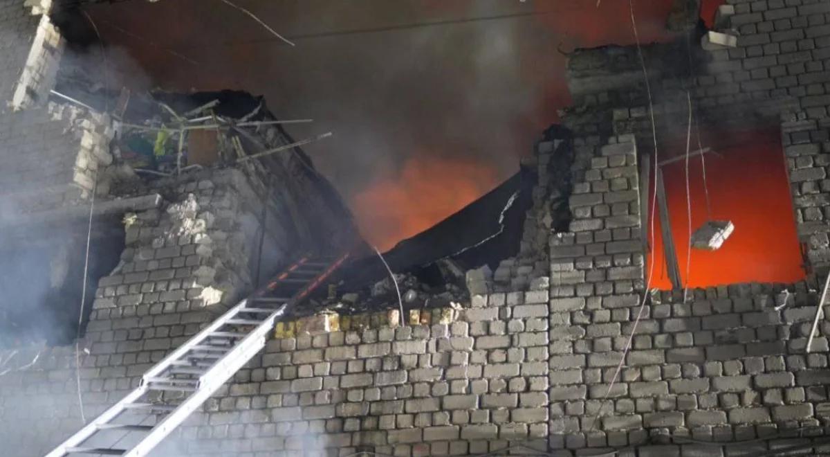 Zaporoże w ogniu. Dziesiątki rannych po ataku Rosji, w tym 13-latek