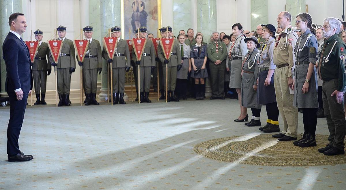 Prezydent objął protektoratem ruchy harcerskie. "Harcerze zawsze stali na straży ojczyzny"